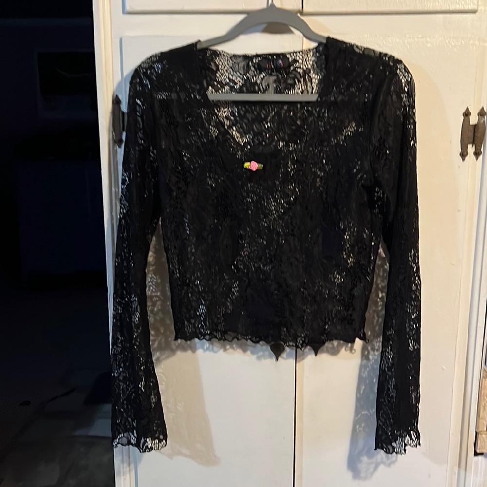 Delia’s Lace Crop Top